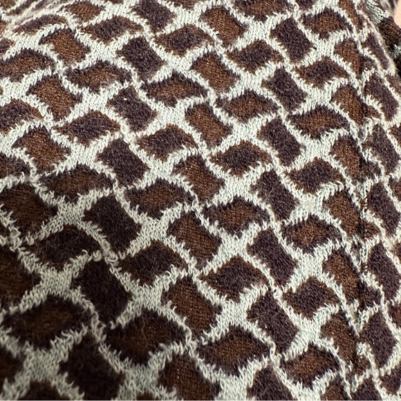 Diane vonFurstenberg Skirt Size 4 Brown Blue - Picture 6 of 10